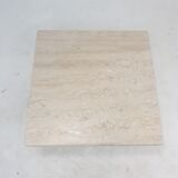 Italian Travertine Coffee Table, 1980's