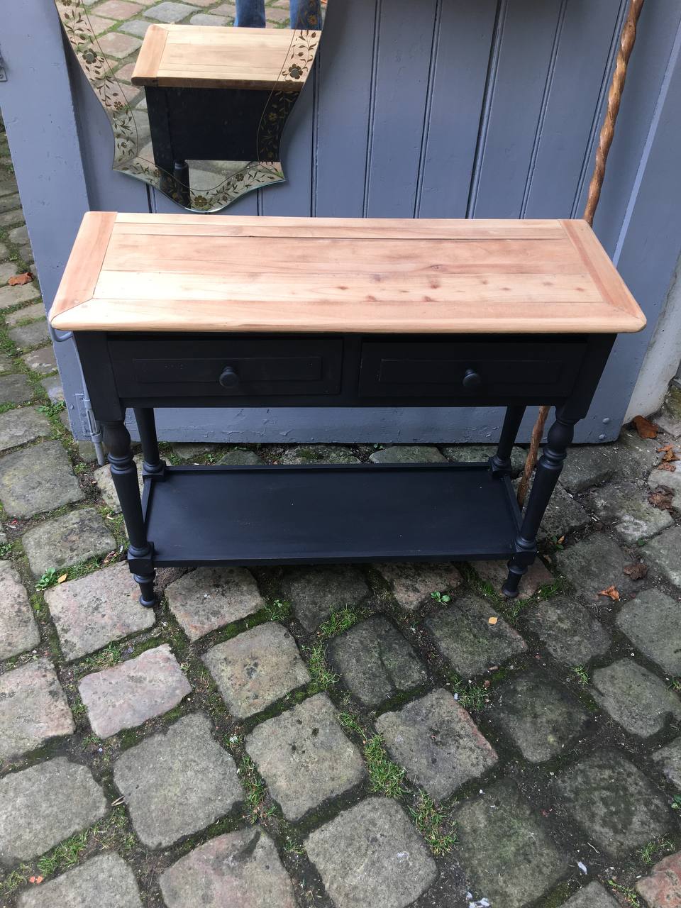 Wooden entrance console