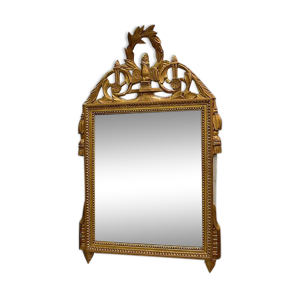 miroir en bois doré,