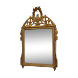 Golden wooden mirror, Louis XVI style - early 20th century