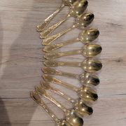 Luxury Cutlery Set Solingen SBS Gold Plated with Fine Gold 23/24 Carats - 70 Pieces