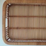 Rectangular rattan top