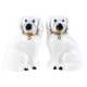 Ceramic dog figurines, English style, 1970s, made in England