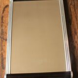 Vintage mirror top rectangle wood metal