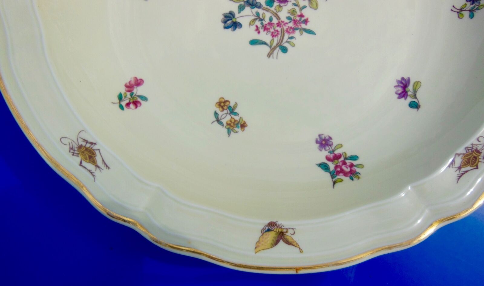 Hollow plate - Bernardaud - Limoges porcelain -