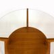 Mid-century round glass top coffee table from jitona, 1960s