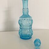 Blue carafe Empoli 70's