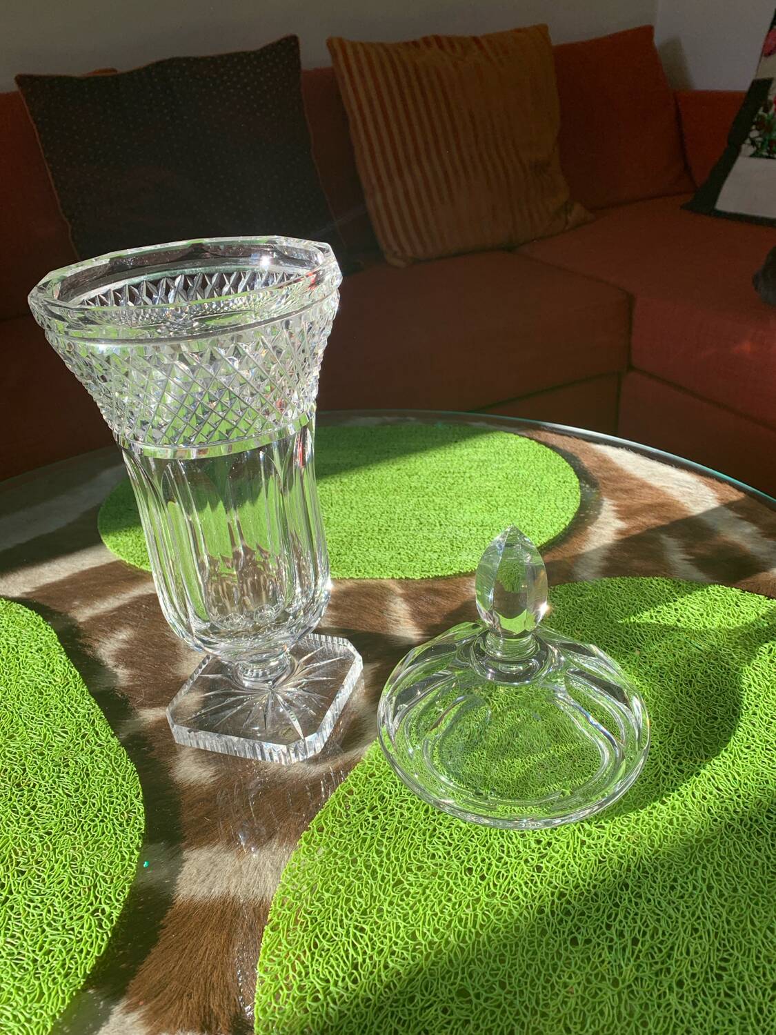 Crystal candy dish
