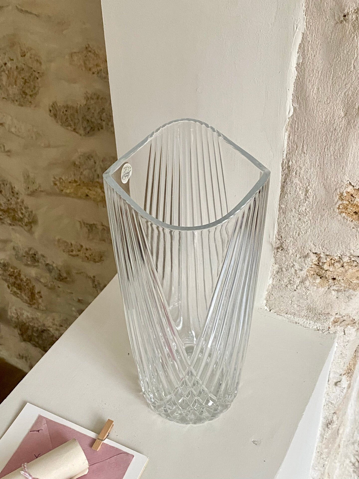 Crystal vase from Arques