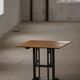 Antique Swedish table with a tilting top from the early 19th century in birch, 1800-1850s.