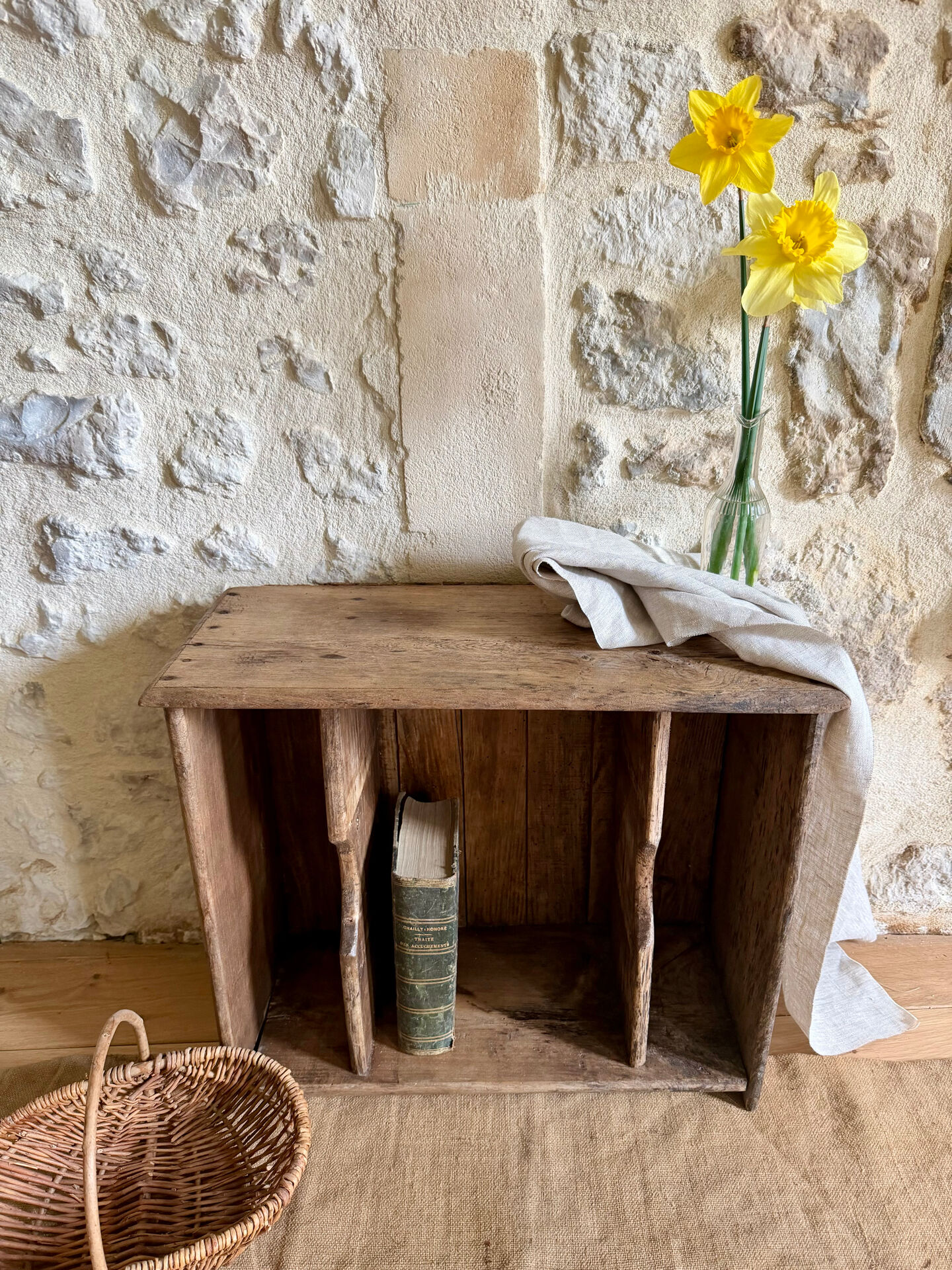 Pine wood shelf
