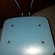 Paire de chaises en formica bleu pastel vintage