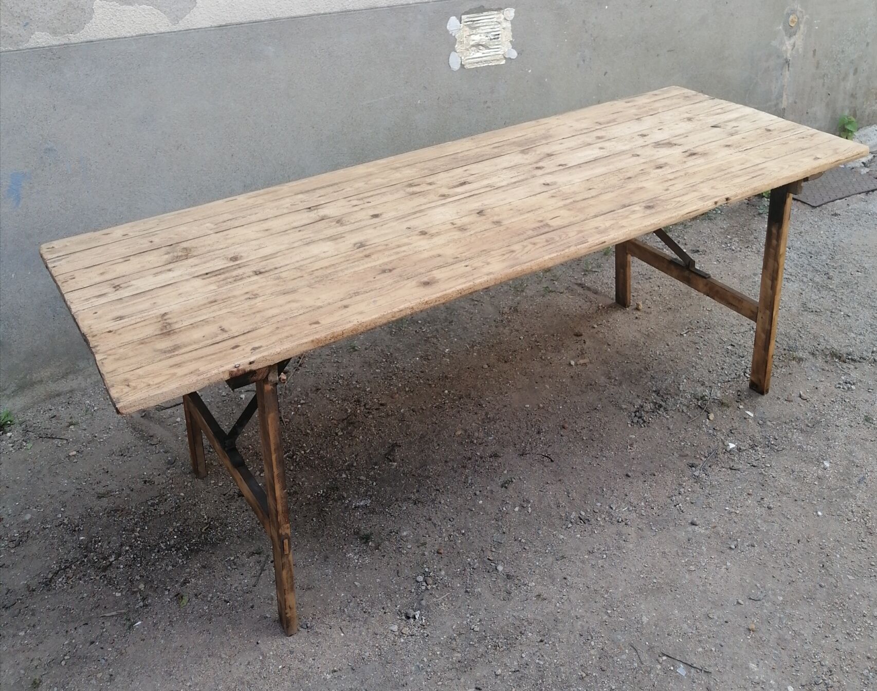 Old farm table long 199 cm