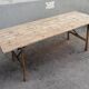 Table de ferme ancienne long 199 cm