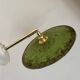 Vintage green enamelled sheet metal wall lamp shade - 2 -