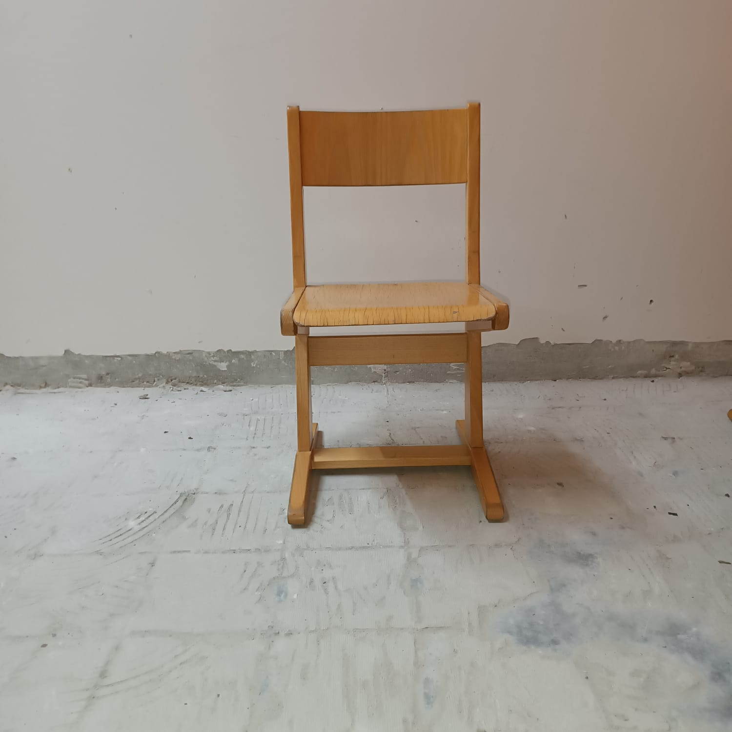 Vintage child school office chair casala