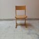 Vintage child school office chair casala