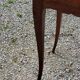 Vintage side table from the 30s/50s in beech and mirror top