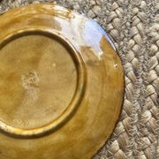 5 assiettes en céramique années 60, style Biot
