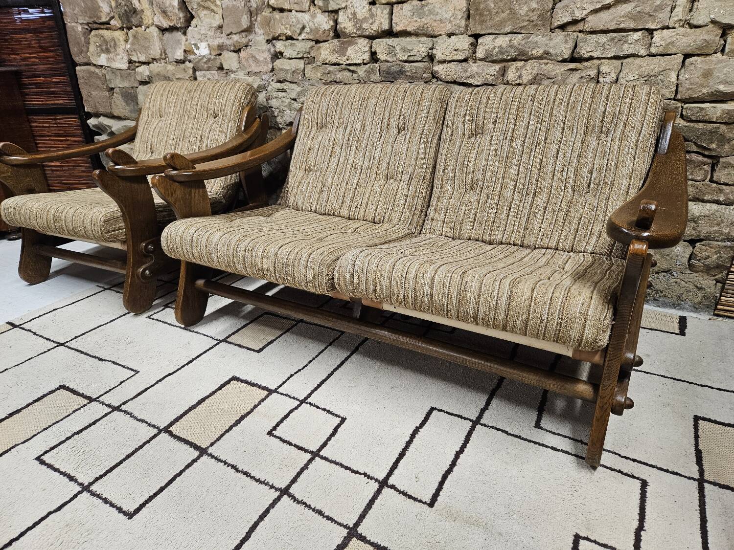 Vintage 1970s Brutalist Ensemble