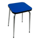 Vintage chrome and Klein blue Formica stool – restored