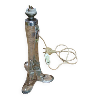 Glass lamp base