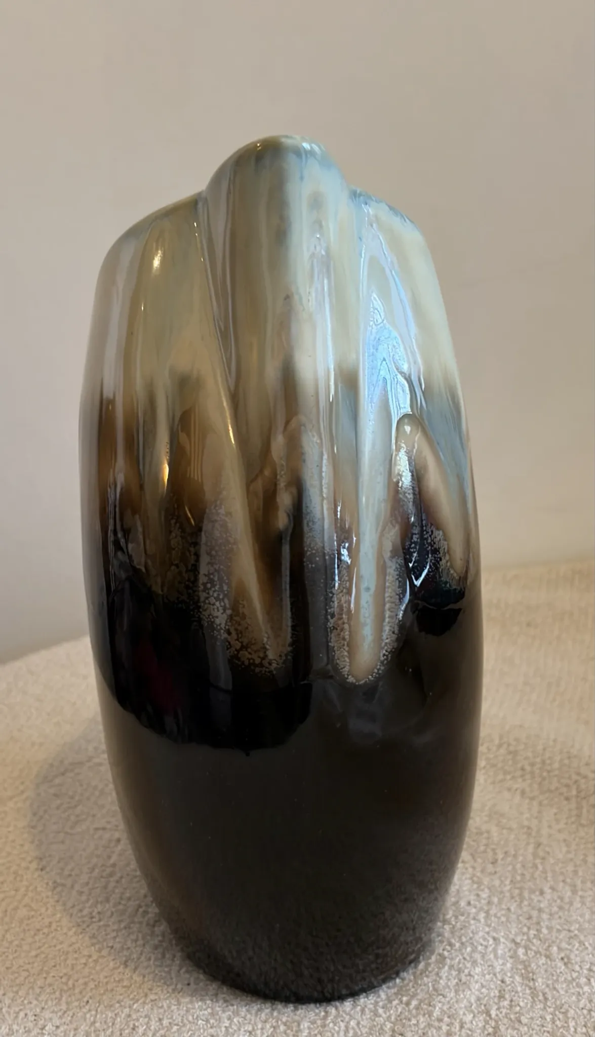 Mid-Century Modern "Forme Libre" Ceramic Pitcher Vase — 1960s