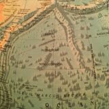 Illuminated globe world map