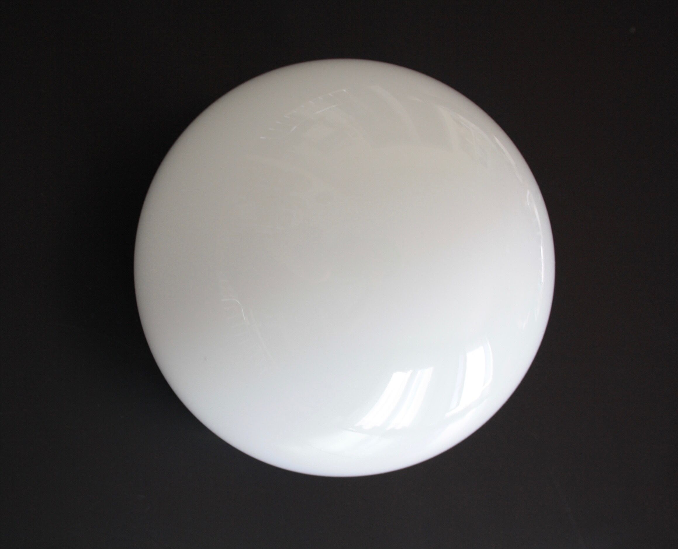 Opaline brass hanging lamp