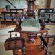 Rotating library rosewood end XIX