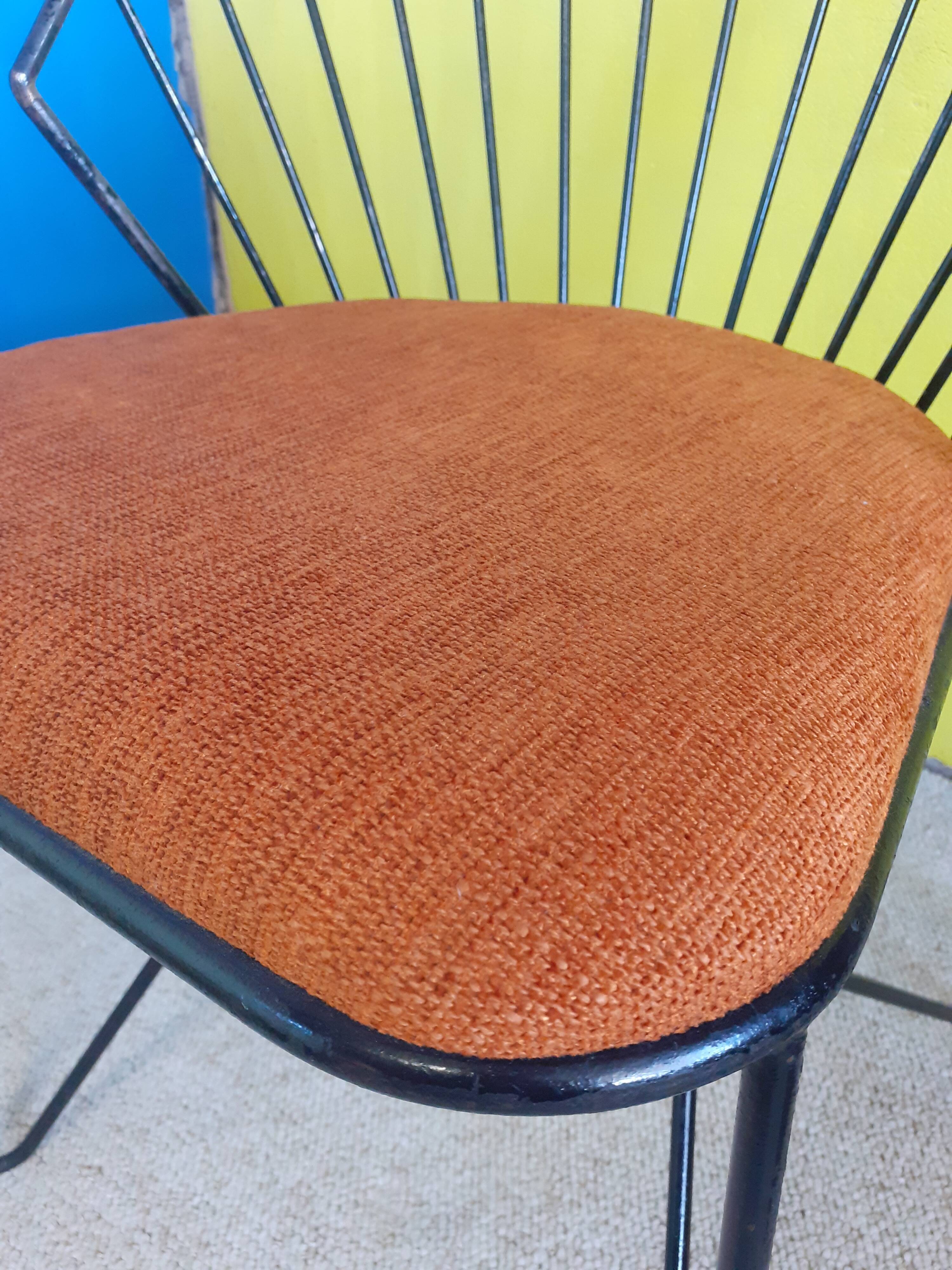 Steel wire chair, 50s