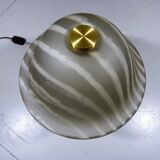 Peill & Putzler glass mushroom table lamp, Germany