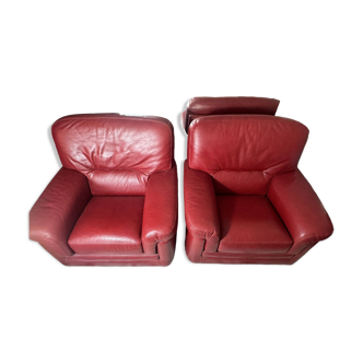 Fauteuil cui center rouge