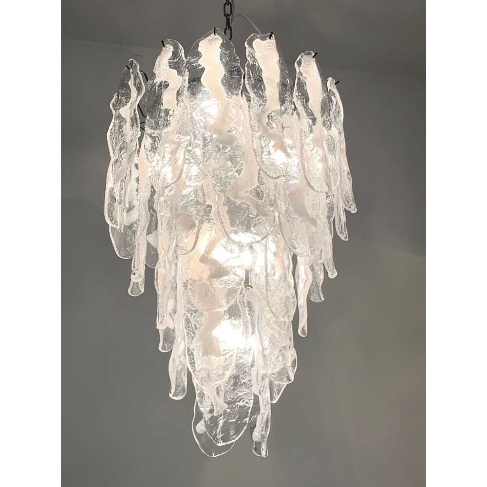Murano glass cascade chandelier by Simoeng