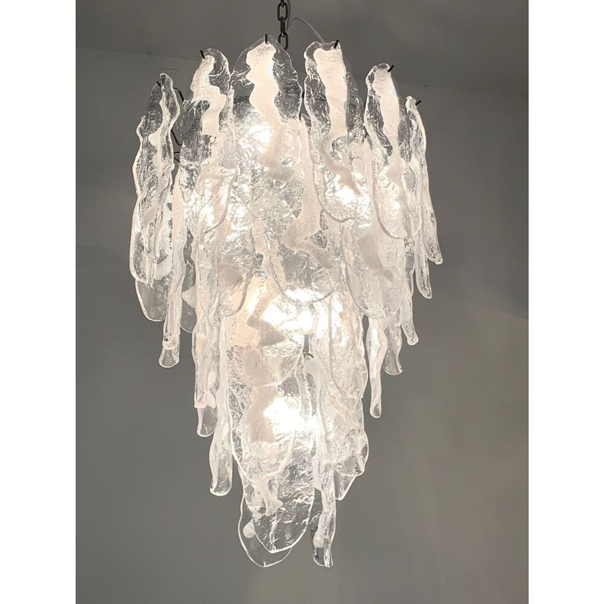 Murano glass cascade chandelier by Simoeng