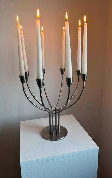 Chandelier/8-arm candelabrum IKEA vintage by Knut and Marianne Hagberg
