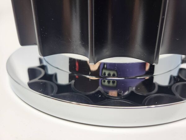 Lampe Taccia par Achille et Pier Castiglioni par Flos grand modèle en verre et Aluminium Italie 1962