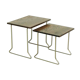 Tables gigognes en bois de teck vintage par Brabantia