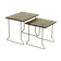 Tables gigognes en bois de teck vintage par Brabantia