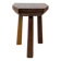 Mid Century Table d'appoint Pouf à fleurs Banque de fleurs Vintage Bois massif Table de chevet Table