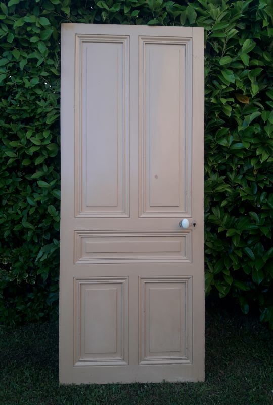 Porte de communication 85,5x212cm ancienne moulurée