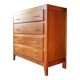 Commode en chêne doré, années 60