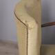 PAIR OF VINTAGE 1940S ARMCHAIRS IN WOOD AND FABRIC, ITALIAN DESIGN