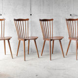 Set of 4 bistro chairs "Menuet" years 60/70