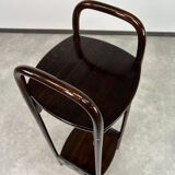 Curved wooden plant stand no. 9521 by Josef Hoffmann for Thonet