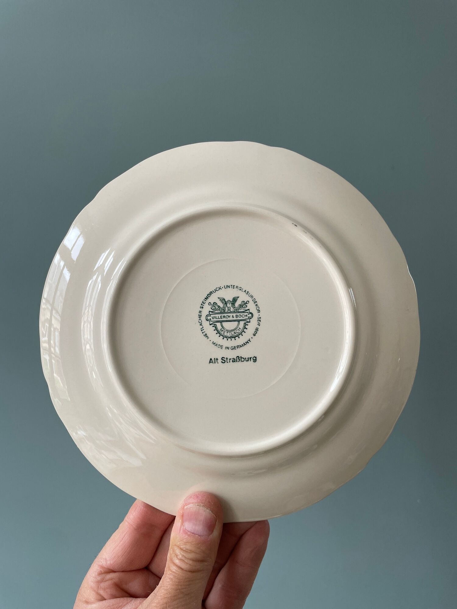 Set of 8 dessert plates Villeroy and Boch vieux Strasbourg