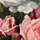 Huile sur toile « les roses »