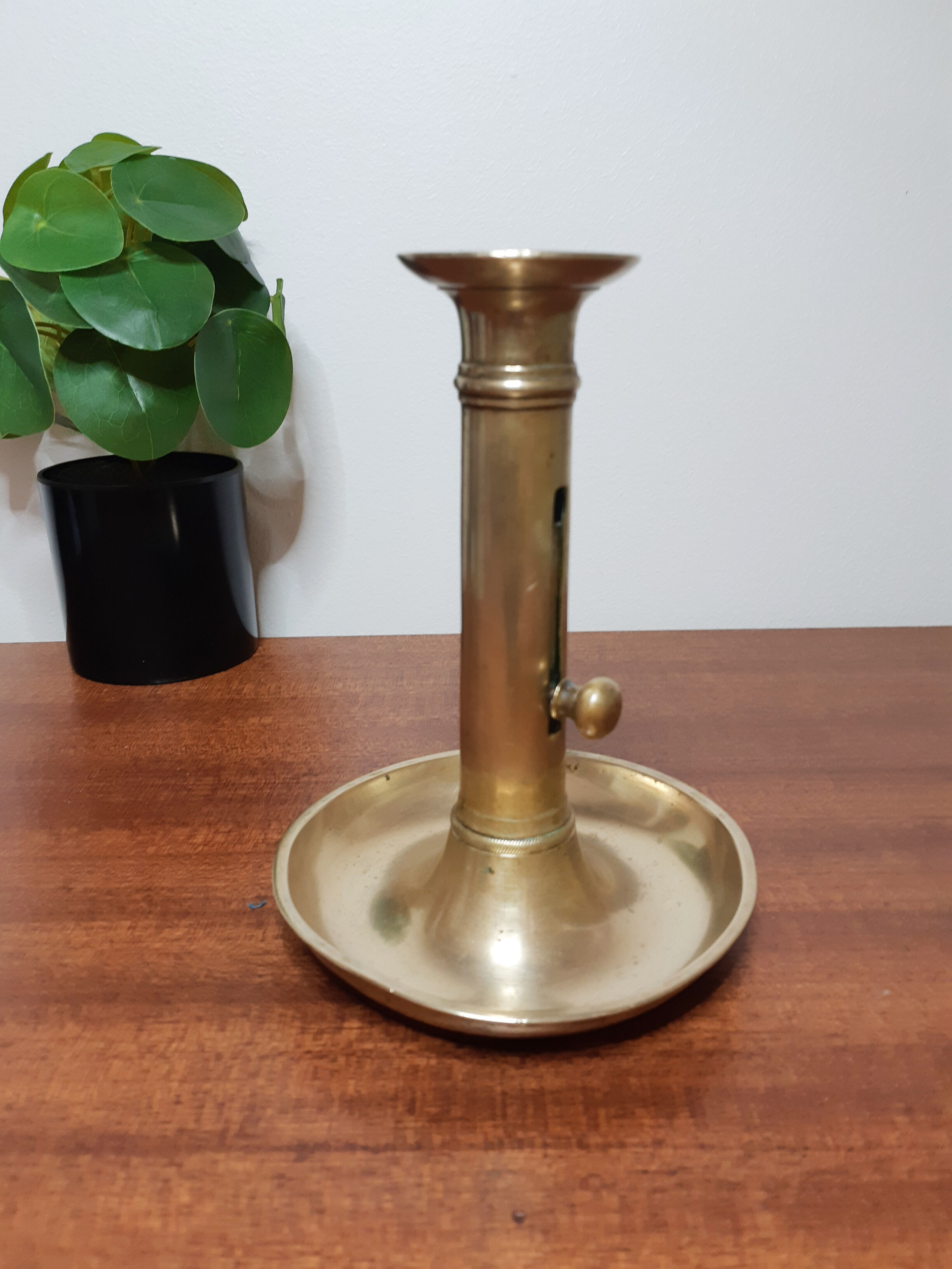 Copper candle holder