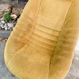 Space age mustard armchair