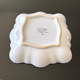 Shallow dish from Quimper pottery HB Henriot - floral decoration, Breton.